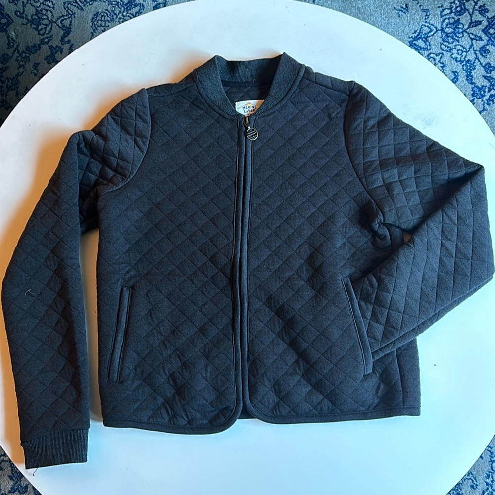 Marine Layer Corbet Quilted Bomber